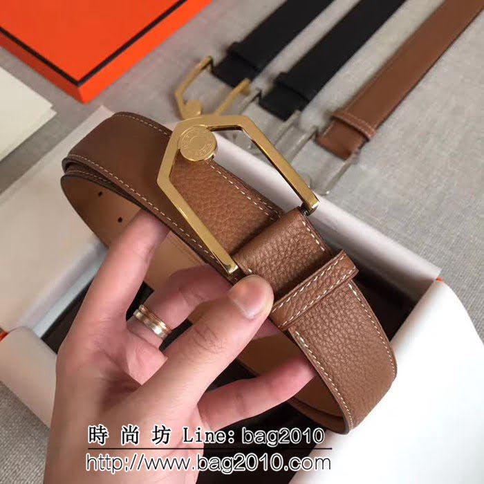 愛馬仕HERMES 2.0升級版 Hermes-LICOL BELT 官網同步 原版皮高端男士皮帶 HHG1538